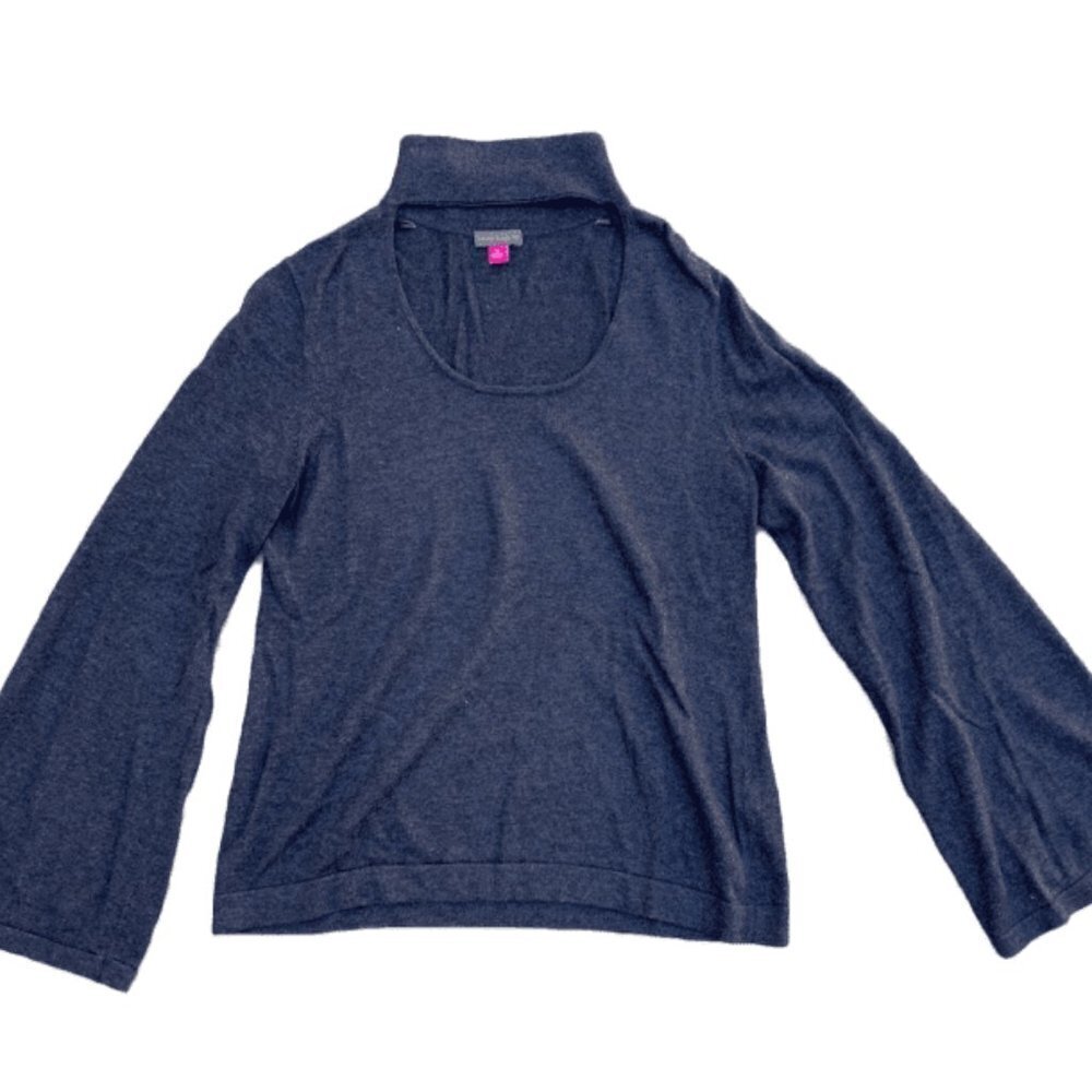 Vince Camuto Turtleneck Cut Out Pullover Sweater M - Picture 1 of 4